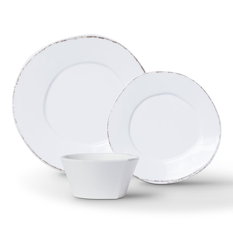 Melamine Lastra Piece Handmade Melamine Dinnerware Set