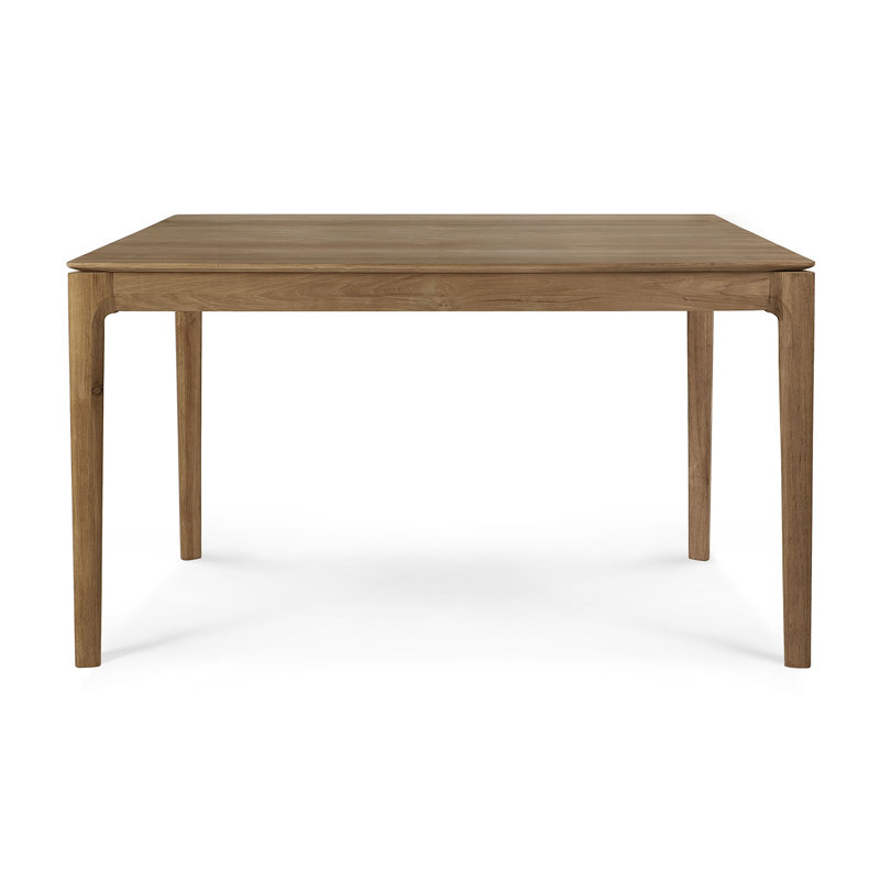 Bok Solid Wood Dining Table, 30"H x 55.5"L x 31.5"W, Brown