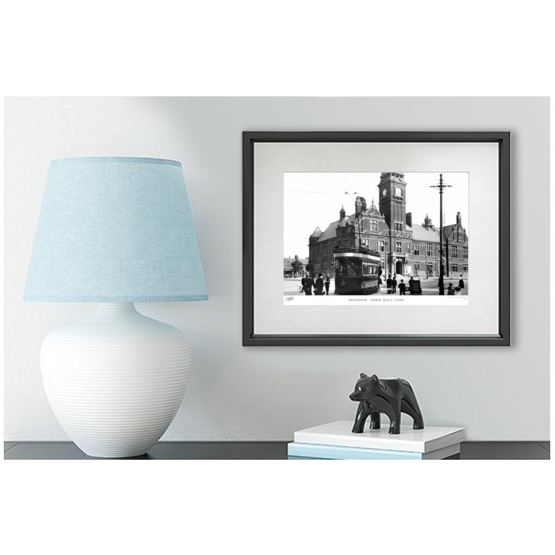 Swindon, Town Hall C1905 - Single Picture Frame Print, 60cm H x 80cm W x 2.3cm D