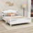 Wood Platform Bed Frame,Retro Style Platform Bed with Wooden Slat Support-1234318437-1234318363