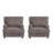 Modern Upholstered Arm Accent Chair With Pillow(Set of 2)-115747891