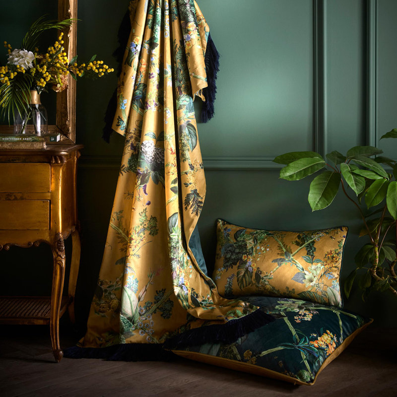 Laurence Llewelyn-Bowen Cotswold Fantasia Dawn Cushion Cover LS Green