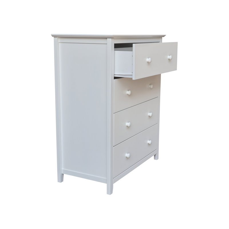 Commode 4 tiroirs Calumet Heimann, Blanc