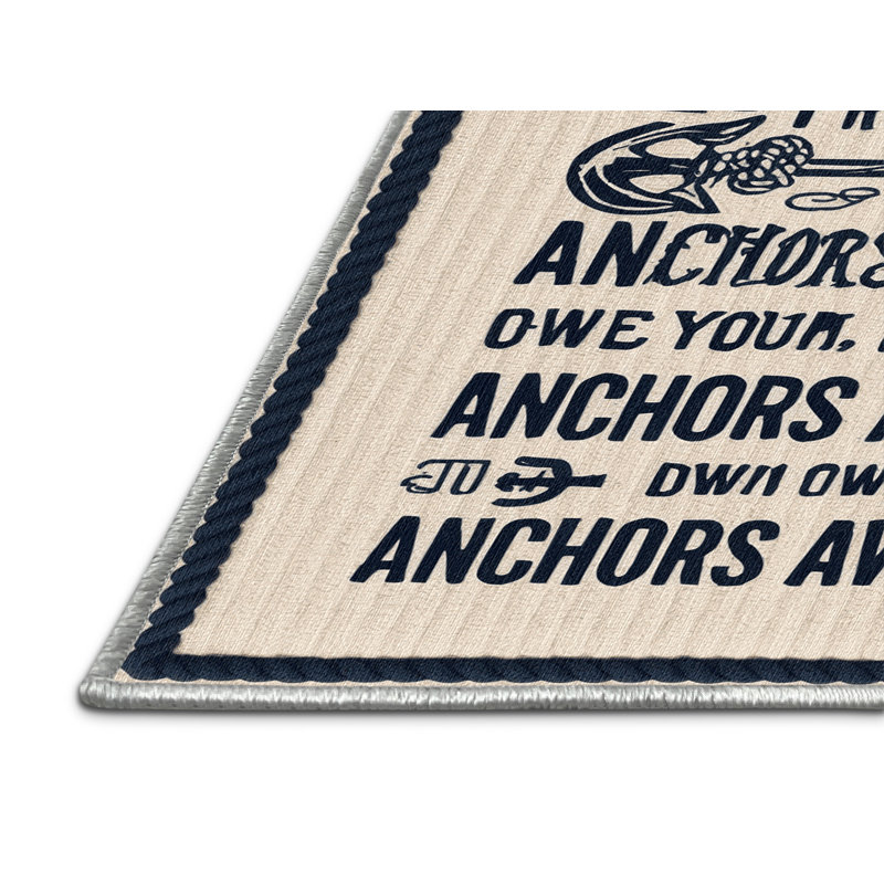  Tapis nautique lavable, Rectangulaire 3 pi x 5 pi