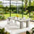 Gray Wood Grain Farmhouse Dining Table - Minimalist Design With Natural Texture For Dining Room Centerpiece
