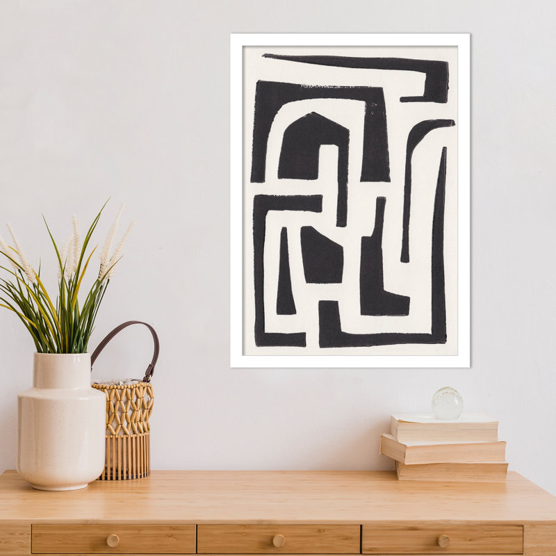 Neighborhood by Alisa Galitsyna, 21" H x 15" W x 1" D, White