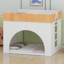 Lit superposé avec éclairage DEL modulaire et silhouette semi-circulaire pour chambres d'enfants modernes-499202386-499202387