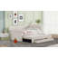 Upholstered Daybed With Trundle And Three Drawers-108287699-108287708