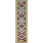 Tapis de couloir oriental géométrique Kilim 3 x 10