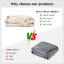 Couverture en duvet et fibre de duvet d'oie, édredon toutes saisons avec bordure en satin - Coquille douce et respirante - à superposer - Lavable à la machine-102305821-102305822