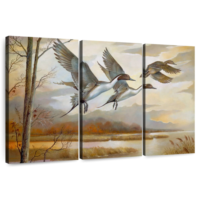 Brampt Pintails, 36" H x 57" W