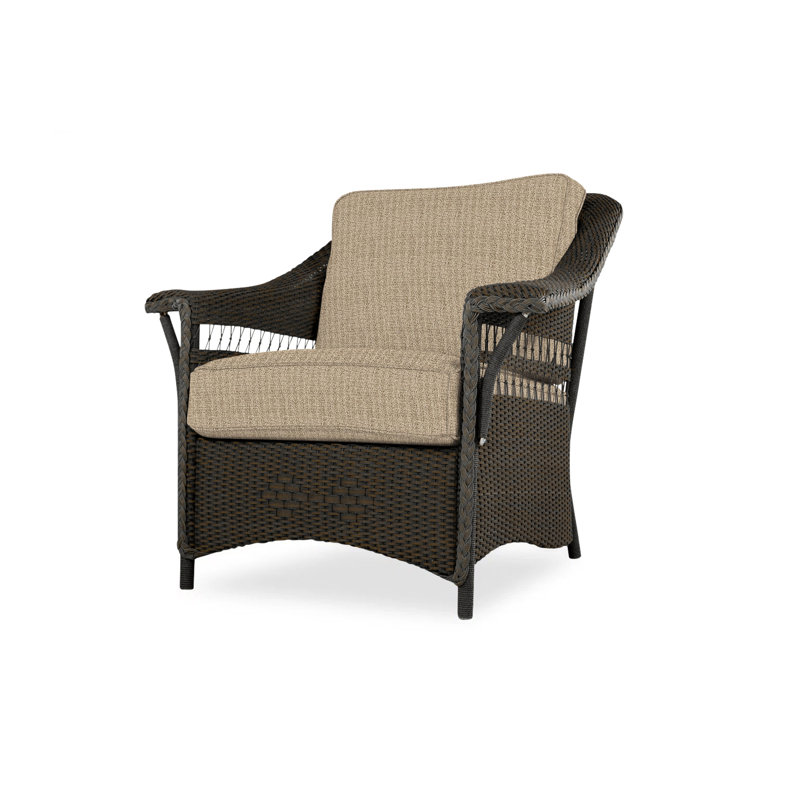Nantucket Outdoor Lounge Chair, Beach Navy, Mink