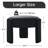 Modern Unique Design 20.5" W Velvet Upholstered Ottoman -1516446387