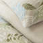 Couette en coton 6 pièces pour un style de vie côtier, taille Queen, rembourrage, imprimé tropical aux nuances variées.