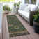 Machine Washable Indoor/Outdoor Xhevrie Fern Rug