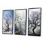«White Tree Harmony Landscape», 3 pièces sur toile-2091437689-2091437688