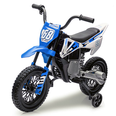 Electric Motorcycle, 12V Battery Powered, Dual Motors 390 x 2, 12V 4.5Ah, Charging, Ride On Toy for Kids，Electric Ride On Car