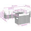 287cm Wide Patio Sofa with Cushions