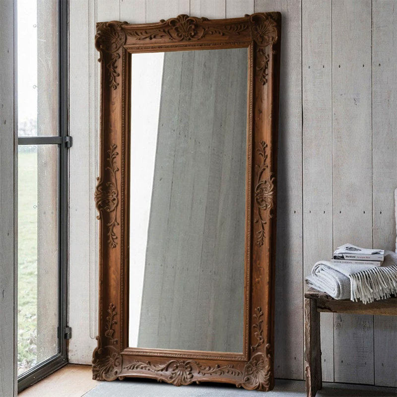 Miroirs rectangulaires pleine longueur en bois manufacturé, 70.87" H x 31.5" W