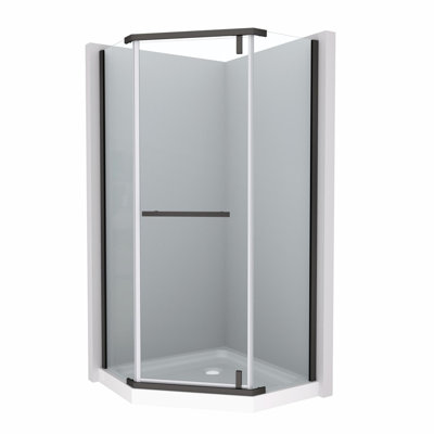 Frameless Swivel Tempered Glass Shower Door