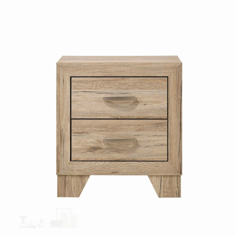Table de chevet élégante avec rangement spacieux et design contemporain, parfaite pour l'organisation de la chambre à coucher et la décoration.