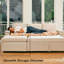 Ensemble de repose-pieds avec rangement pour canapé et table basse Rafael-92673772