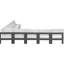 Canapé modulaire d'extérieur de 150 po avec coussins Azaira-61209776-61209775