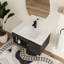 Meuble-lavabo mural moderne 30 po avec lavabo en céramique, porte à fermeture en douceur et tablette ouverte-1232628228