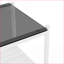 Ensemble de 2 tables basses modernes en verre trempé gris - plateau facile à nettoyer Couche de rangement pour le salon-493807029