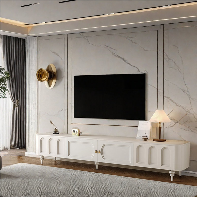 Meuble télé de style français rétro, 78.74''