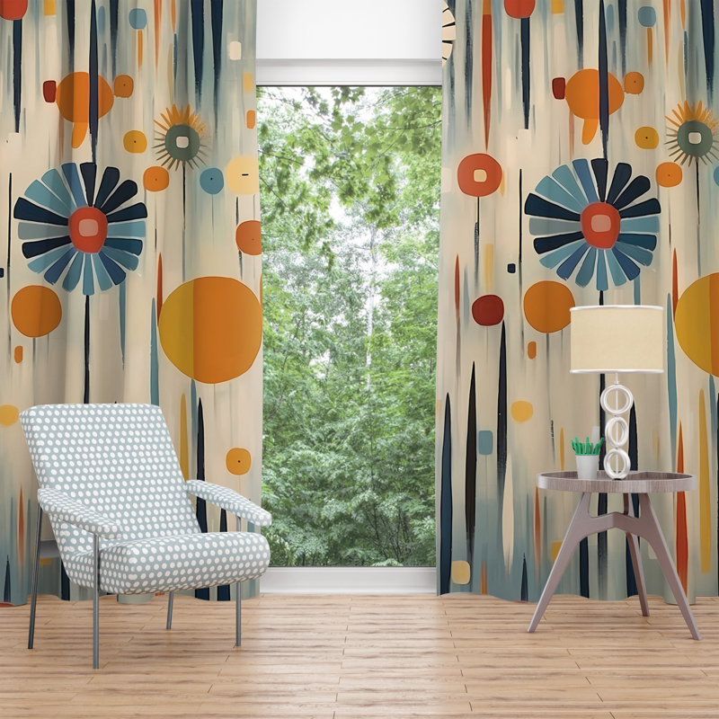 Paire de rideaux obscurcissant en polyester Fakenham, L 56 po x H 78 po