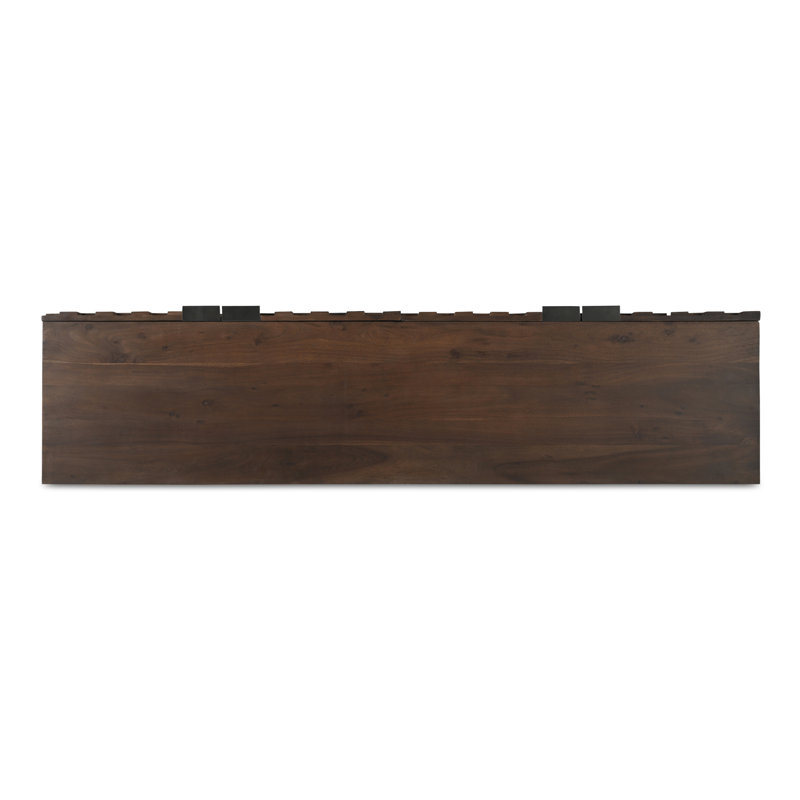 Givens 75" Carved Wood Sideboard