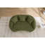 049s Chenille 2 sans os avec mise à niveau, 3 coussins décoratifs, pour le salon, le bureau, l’appartement, l’espace et le confortable courbé en chenille, utilisation modulaire à la maison, profil
