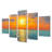 Rubino - Sunset Wall Art 5 Piece