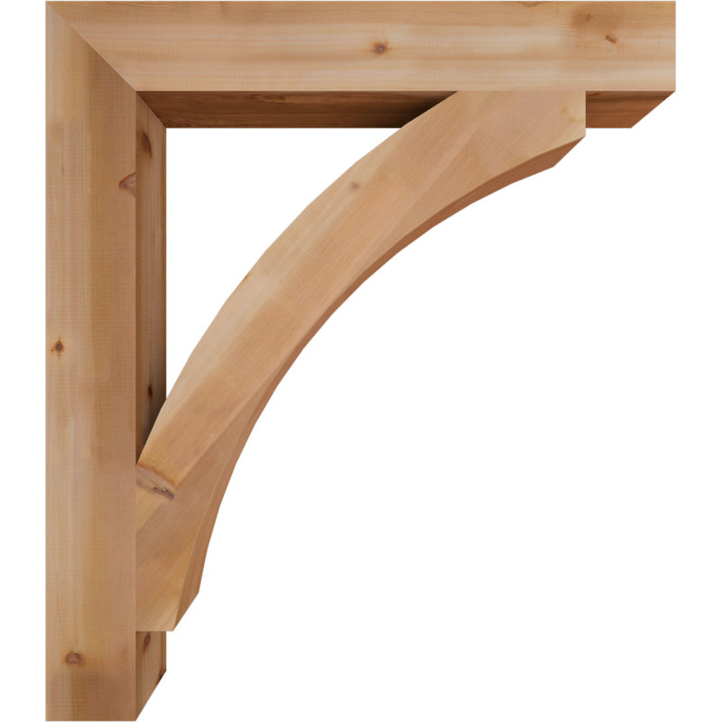 Support de bloc l 5 5 1/2 po x P 42 po x H 48 po Thorton, cèdre rouge de l'Ouest, H 48 po x l 6 po x P 42 po