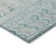 Machine Washable Indoor/Outdoor Xhevrie Teal Rug