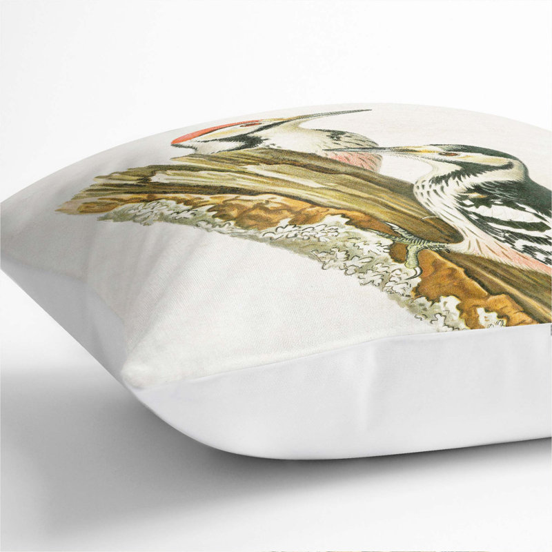 Square Cushion, 55cm H x 55cm W x 20cm D, White