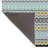 Multi-Colored Stripe Sectioned Geometric Patterned Modern Decorative Rug-1141141259