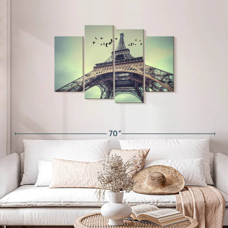 Lilie Eiffel Tower Daylight, 27'' H x 43'' W