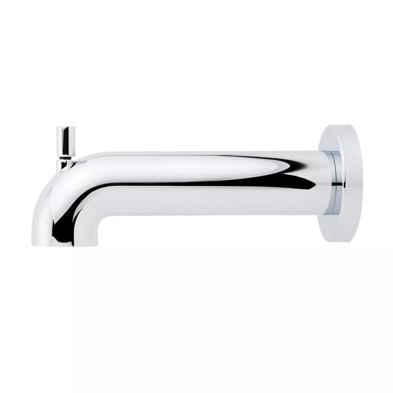 Lexia 6-7/8" Integrated Diverter Tub Spout, Chrome