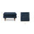 Napa Full Grain Genuine Italian Leather Ottoman-2126200003