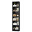 Grande armoire de rangement ouverte à 6 niveaux avec étagère à linge étroite pour salle de bain avec tablettes-1409744336