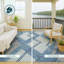 Tapis géométrique intérieur / extérieur lavable à la machine Chantille ACN2909-314954630-314954631