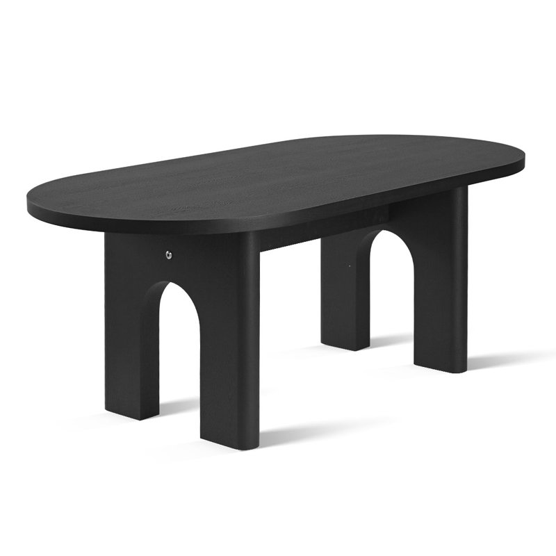 Table basse de salon 48 po, Noir