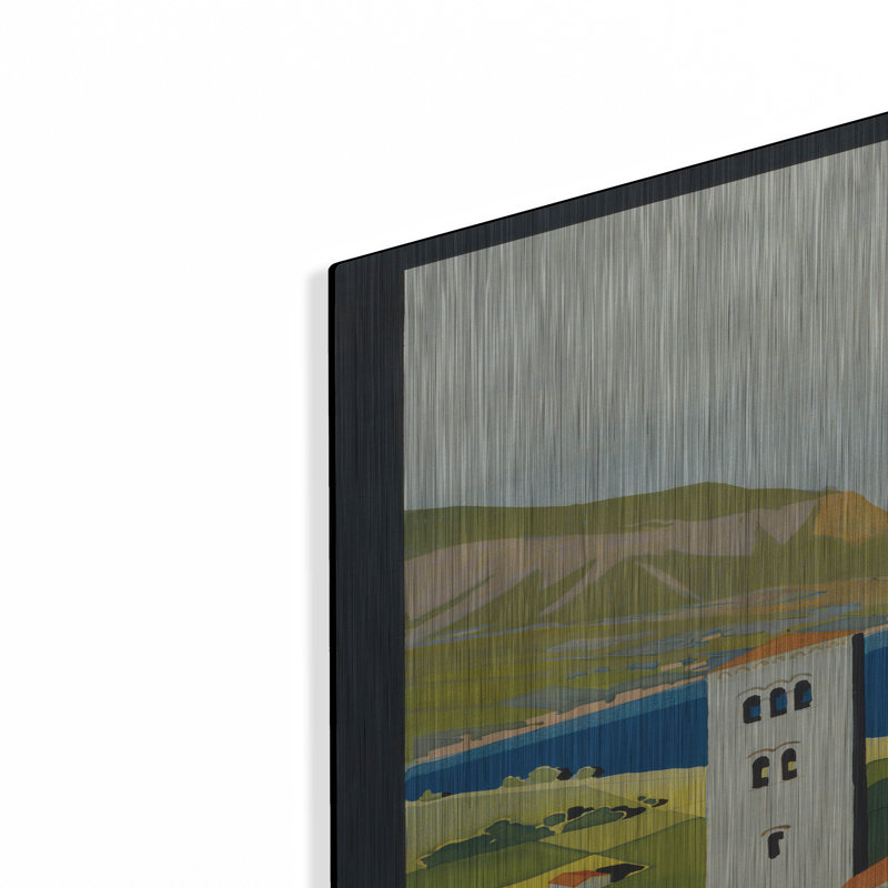 Red Barrel Studio® «Italian Lakes» par Inconnu, art mural en métal, 16 po x 24 po, H 36 po x l 24 po