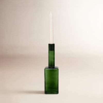 Lene Glass Candlestick Holder