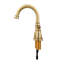 Double Handle Bathroom Sink Faucet with Drainer-154656674