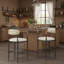 Ensemble de 2 tabourets de bar modernes - hauteur 29,75 po, capacité de 265 lb.-1149897656-1149897639