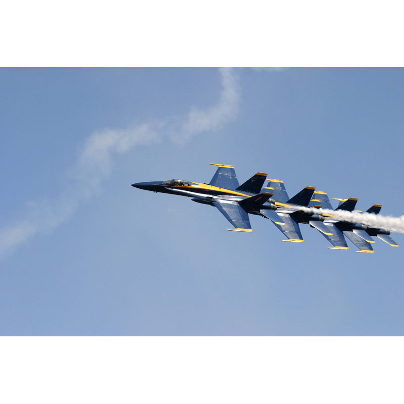 Jets by Wlfella - Wrapped Canvas Print, 30cm H x 46cm W