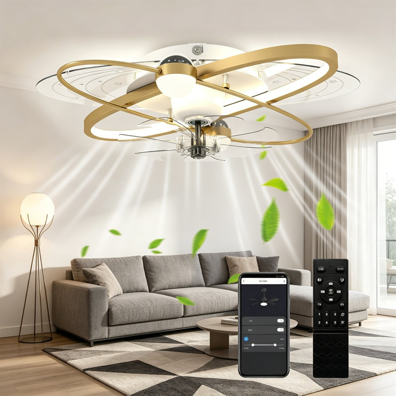 Ceiling Fan, Gold